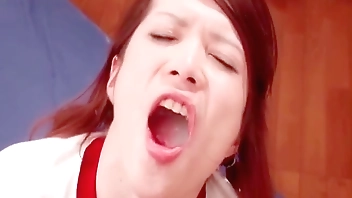 Fucking a horny futanari in a Tokyo classroom