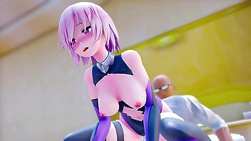 Fate Grand Oder Mash Kyrielight nude sex compilation kaotaro12