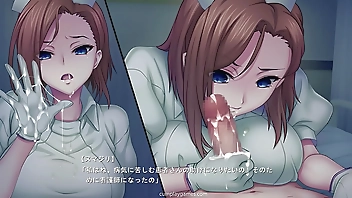 Sperm Squeezing Hospital Ep 2 Part 2 Blowjob by Busty Nurse