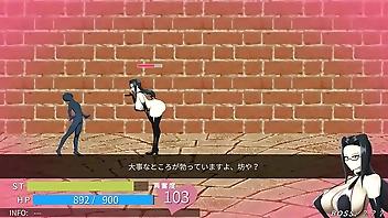 Man in hentai act with hot lady in new action hentai porn game