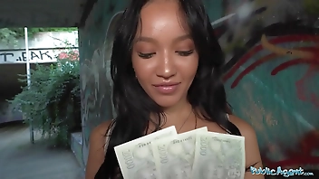 Public Agent Asia Vargas is the perfectly formed natural looking model to fuck