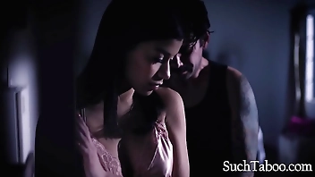 Reluctant step Daughter Lets Insomniac Fuck Her ONCE So He Can Rest - Savannah Sixx