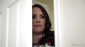 Perv Stepmom watching Stepson and GF having sex - Maggie Green, Arietta Adams