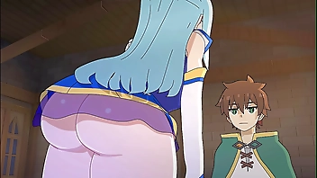 Aqua's luck - Konosuba Hentai