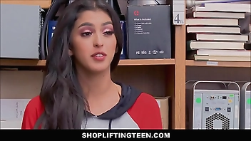 ShopliftingTeen - Shoplifting Latina Teen Fucked By Guard - Sophia Leone