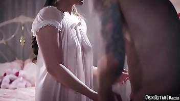 Teen gets fucked by mums new boyfriend