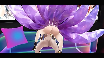 Ahri KDA riding like slut / imvu