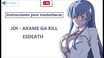 JOI EN ESPAÑOL con Esdeath. ¡Preparaté esclavo! Akame ga k..