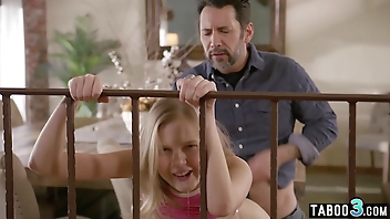 Dude banging a petite teens Coco Lovelock and his asian MILF wifes assholes