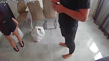 Husband is gone, and his wife is fucked by a best friend.Family is cheating