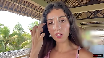 Asked the waiter to cum on my face in a public cafe - I only like to dine covered in cum - Cumwalk