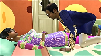 पिताजी देर रात अपनी बेटी से मिलने जाते हैं - गर्म भारतीय सेक्स