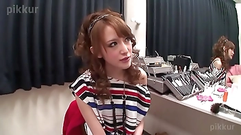 Fingering and cock sucking from Mai Shirosaki photoshoot(01687)