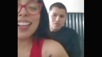 Fucking my babysitter while she is on a live broadcast