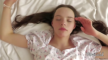 Deprivation Vaginal Virginity of 18yo Beautiful and First Anal with her StepDad VG377