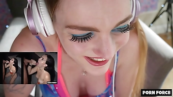 Carly Rae Summers Reacts to ROUGH POWER FUCK MAKES HER BRAIN MELT - PF Porn Reactions Ep IV