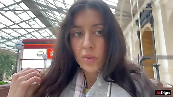 Fuck me right now and cum on my face in public - I want everyone to see me covered in cum! - Cumwalk