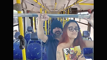 Student gets fucked by stranger on the bus!