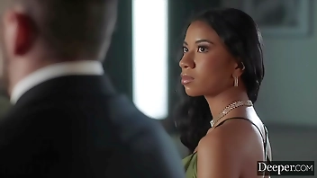 Deeper. Submissive Ameena Is Dominated In Public