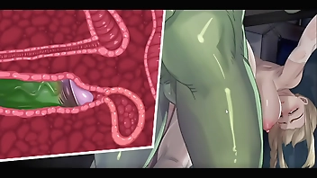 HGame-莎莉絲．地牢脫出-13~將大法師固定在調教架，第一次射精在屁股上，第二次內射中出