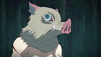 Tanjiro & Inosuke VS Rui's m. AMV - Skillet