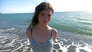 Monster Cock Crush Small Hairy Ass 18yo Luna Lynx with Body Weight of Only 35 kilograms and Creampie in Ass VG136