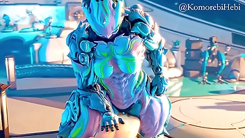Warframe porn Oberon x Hildryn