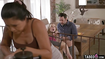 Swapped family teen Coco Lovelock fucked by husband in front of wife