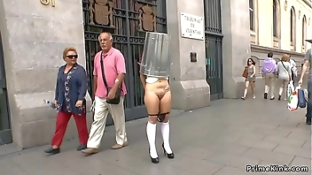 Spanish slave naked d. in public