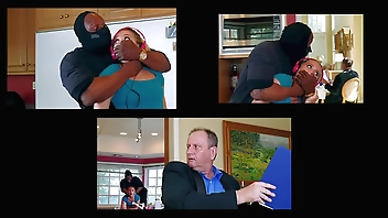 BANGBROS - Blonde PAWG AJ Applegate Taking Big Black Cock Behind 's Back