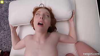 (Creampie) Two Natural Redheads Fuck The Same Guy