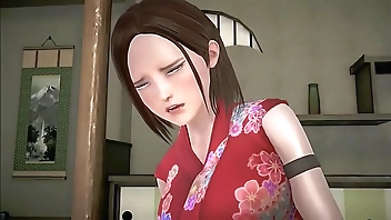 Ninja girl creampie 3D