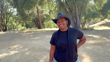 Kendale - Busty Thick Cowgirl Neighbor take a Ride on Kendale’s Big Black Horse