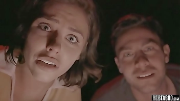 Couple taken by aliens for a live galactic sex show