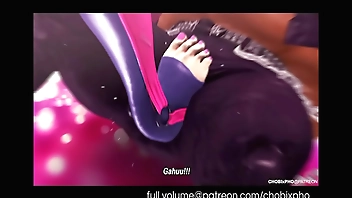 STREET FIGHTER / JURI FUCKS BIRDIES BIG BLACK COCK (FEET) [SFM]