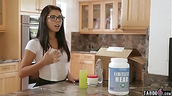 My crazy stepsister sucked off everyone on game day