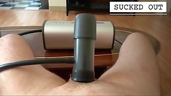 New Cock Milking Machine VacuGlide while Mommy doesn’t see (by AutoBlow)