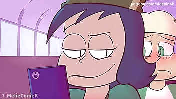 Futa jackie fucks janna on the school bus (AI Upscaled) to 4k