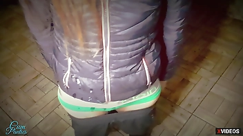 Surprised Step Sister With Big Load Of Cum In Her Panties