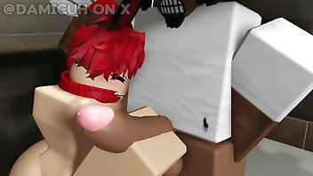 femboy with a fat ass sucks me and grinds against my cock