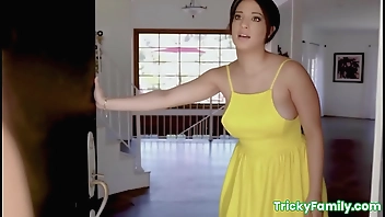 Teen stepsister Kylie Rocket banged hard by her stepsisters husband