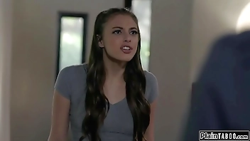 Stepdaughter spanked and anal by stepdad