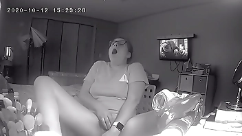 Slutty Teen Skips Homework to Masturbate to Porn Hidden Cam