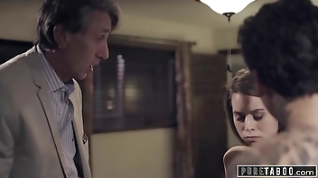 PURE TABOO Step-Brother Catches His Step-Sis Fucking Step-Dad