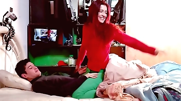 I cum in her mouth and I fuck her little pussy very hard