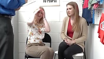 Rough sex in a security office now!