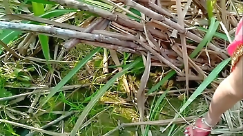 देशी सादी सुदा भाभी को देवर ने जंगल की झाड़ी के पीछे लेजाकर चोदा