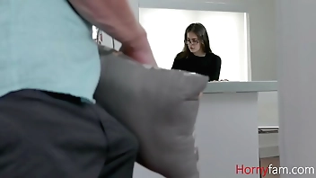 Nerd Stepsister Helps Stepbrother's Blue Balls- Sofia Reyez