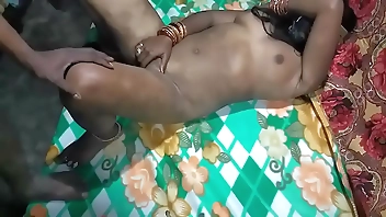 Indian Aunty With Young Boy Playing With Tits & Desi Pussy