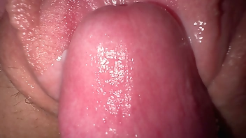I fucked my horny stepsister, tight creamy pussy and close up cumshot